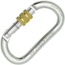 Карабин стальной с резьбовой муфтой OVAL CLASSIC STEEL