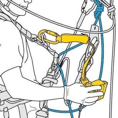 Страховочное устройство Petzl ASAP LOCK