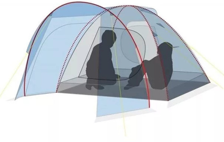 Палатка Rino 3 Woodland Canadian Camper