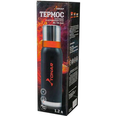 Термос 1200 мл (2 кружки) Tonar (TM-040)