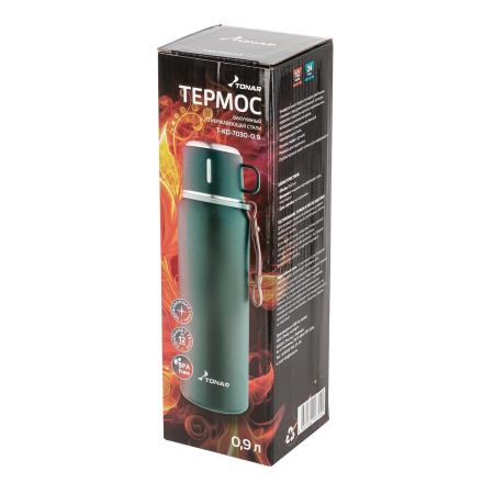Термос 900 мл (T-KD-7030-0.9) с ситечком TONAR