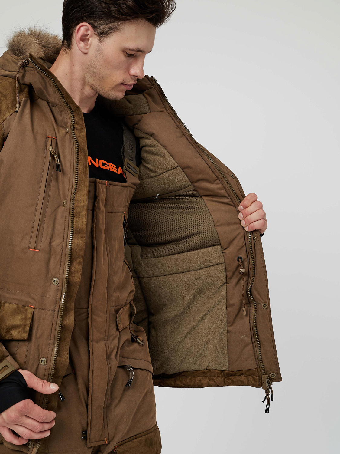 Костюм "HUNTER PRO" -45 (Твил, Коричневый) Triton