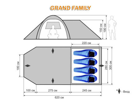 Палатка-автомат Grand Family World of Maverick
