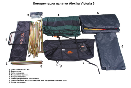 Палатка Victoria 5 Luxe Alexika (Алексика)
