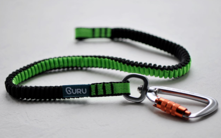 Страховка для инструмента GURU ACCIO с карабином Typhoon Swivel-D TWL V2 (Гуру)