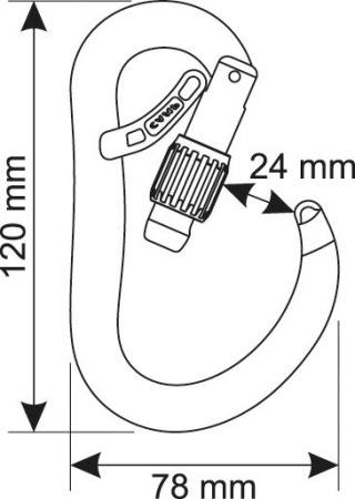 Карабин Atom Belay Lock | CAMP