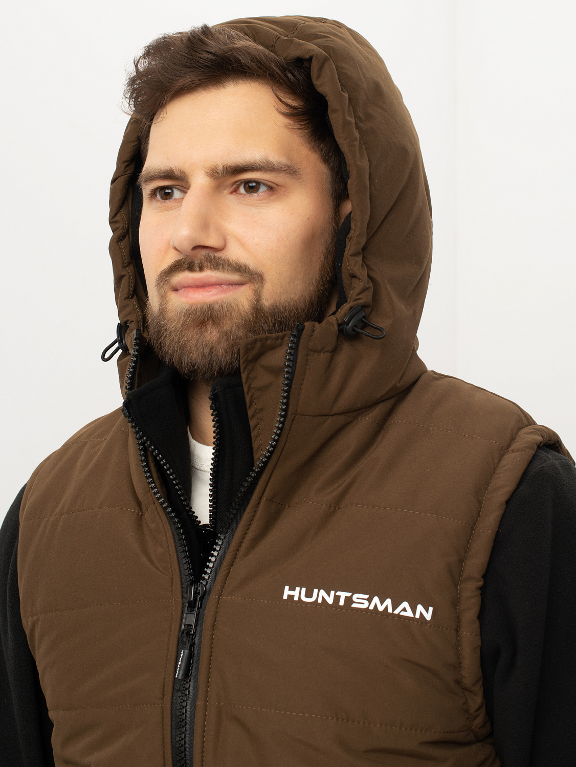 Жилет Huntsman Фристайл Коричневый, тк. Канада