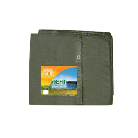 Тент терпаулинг 3x4 м, плотность 120 г/м2
