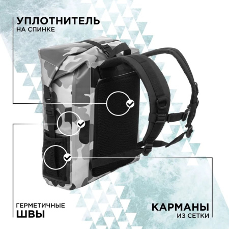 Герморюкзак Nisus N-BW-25 ПВХ (25 л)