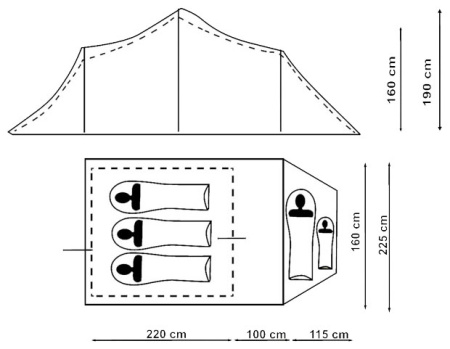 Палатка Tanga 5 Canadian Camper (Канадиан Кампер)