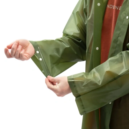 Плащ-дождевик СЛЕДОПЫТ, EVA, 76х130 см., на кнопках, с капюшоном, цв. army green
