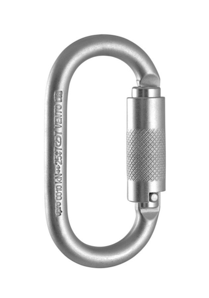 Карабин Стальной Овал автомат с байонетной муфтой Keylock | Vento