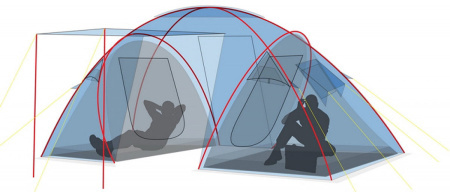 Палатка Sana 4 Forest Canadian Camper (Канадиан Кампер)