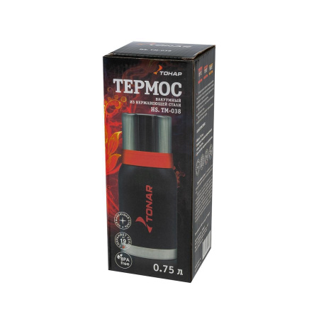 Термос 750 мл (2 кружки) Tonar (TM-038)