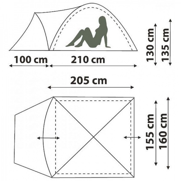 Палатка Karibu 2 Canadian Camper