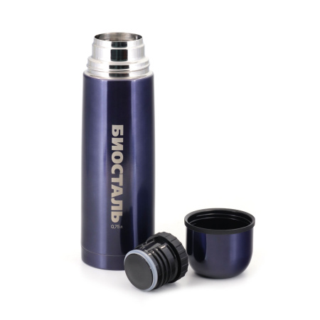 Термос Biostal NB-1000V воронёная сталь, 0,75 л