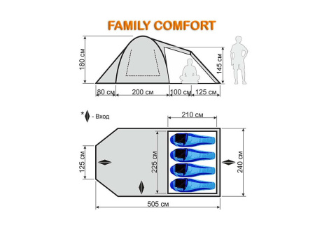 Палатка-автомат Family Comfort World of Maverick