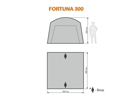 Шатёр автомат Fortuna 300 World of Maverick