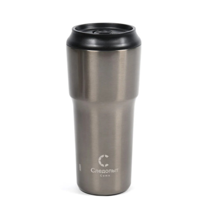 Термокружка "СЛЕДОПЫТ-COMO", нерж. сталь, 580 мл